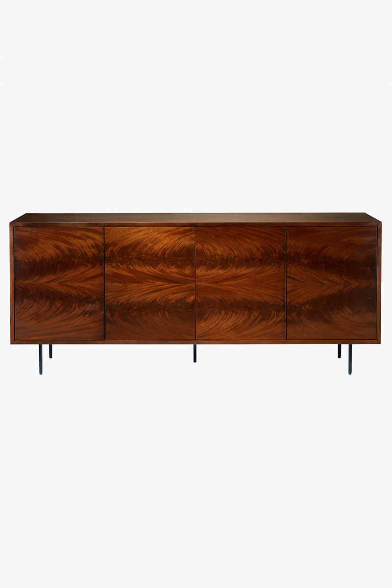 10) Clyde Mahogany Media Console