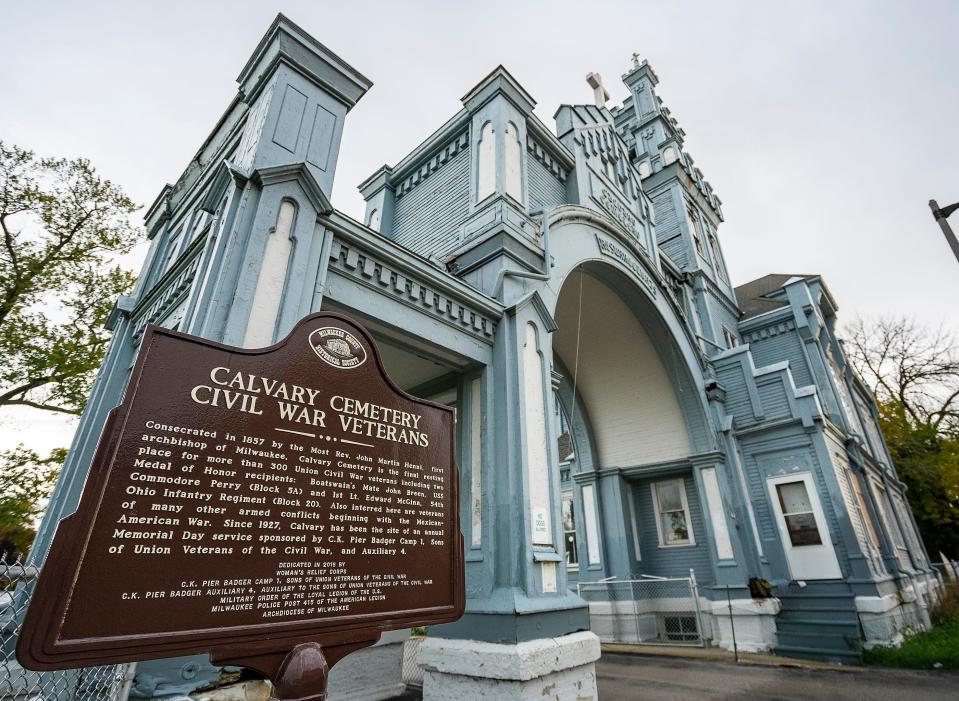 Milwaukee's historic Calvary Cemetery Gatehouse is to be stabilized to prevent further deterioration.