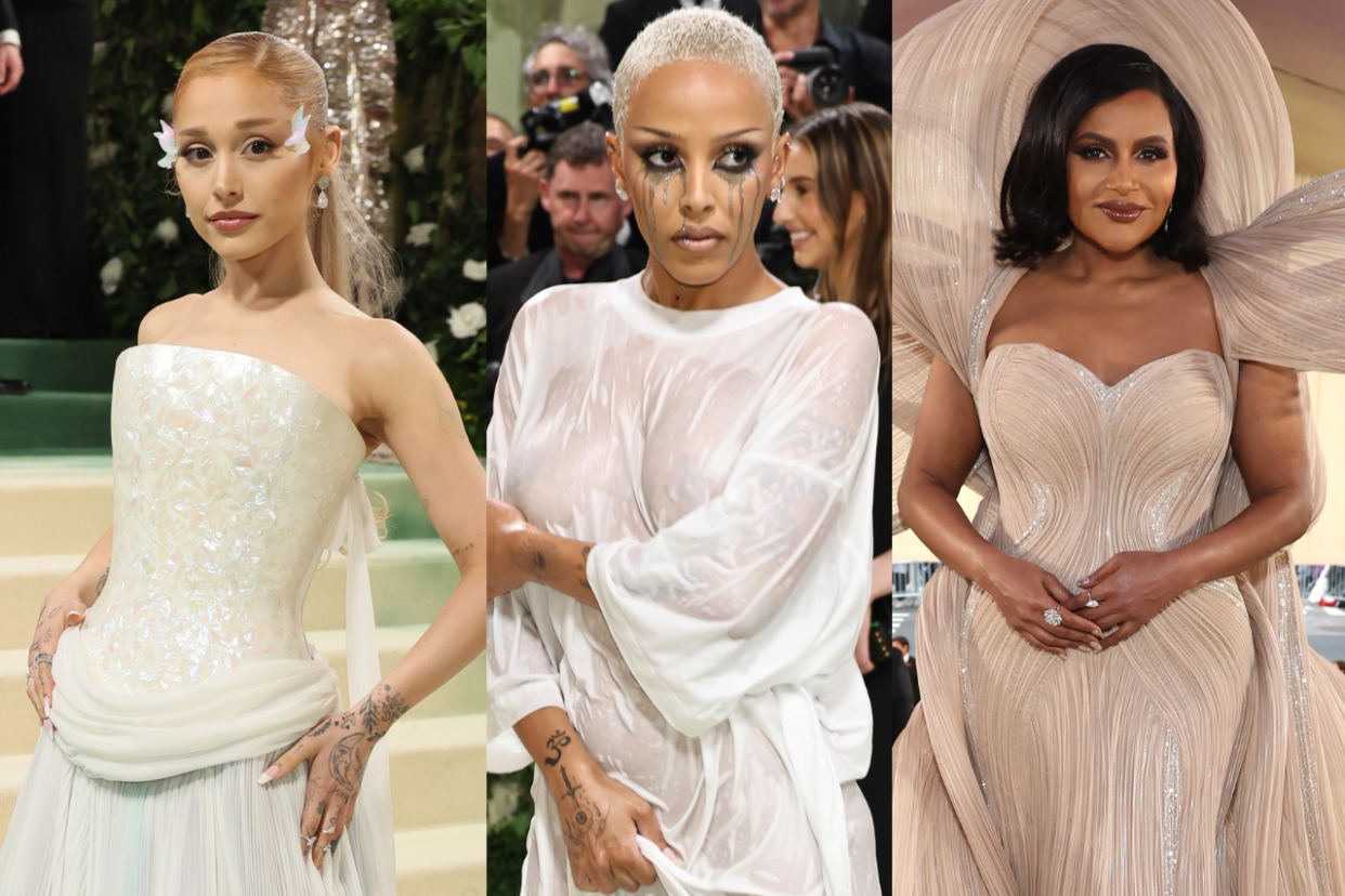 Ariana Grande, Doja Cat and Mindy Kaling at the 2024 Met Gala. 