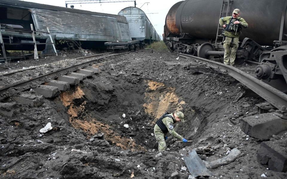 Ukraine war latest: 1,400 arrested across Russia for protesting against Putin's mobilisation - SERGEY BOBOK /AFP