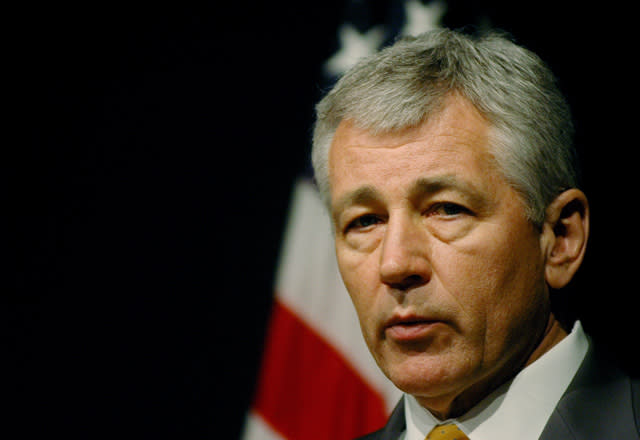 Former Sen. Chuck Hagel (Reuters/Mian Khursheed)