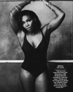 <p>Serena Williams landed a coveted position on <i>People</i> magazine’s Most Beautiful list. Funny that the magazine didn’t seem to find Serena’s natural body beautiful enough, editing her waist down to tiny – and unrealistic – proportions. <i>[Photo: Instagram/serenawilliams]</i> </p>