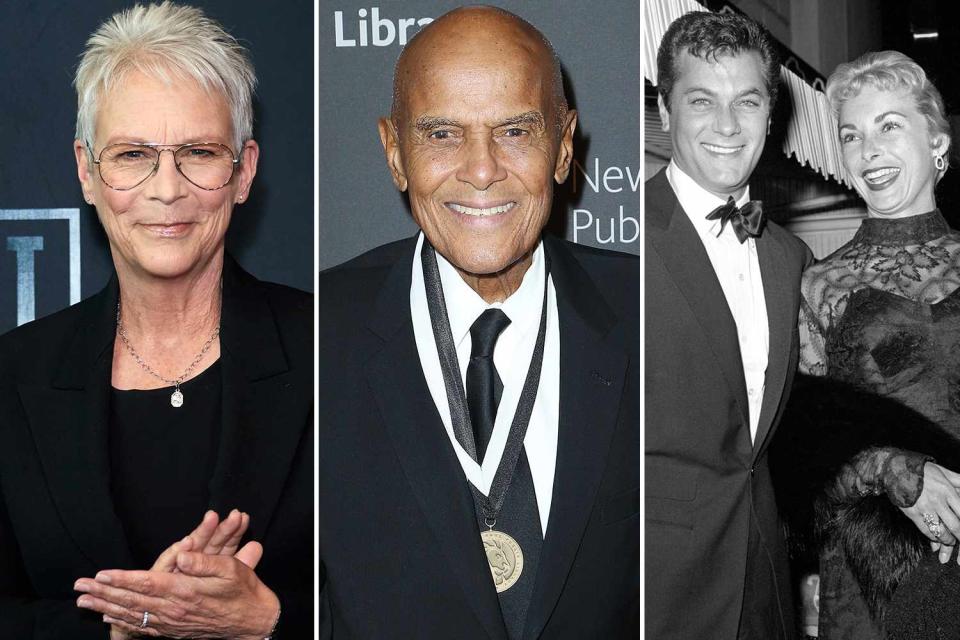 Screen Archives/Getty, Jimi Celeste/Patrick McMullan via Getty, Screen Archives/Getty From L: Jamie Lee Curtis; Harry Belafonte; Tony Curtis and Janet Leigh
