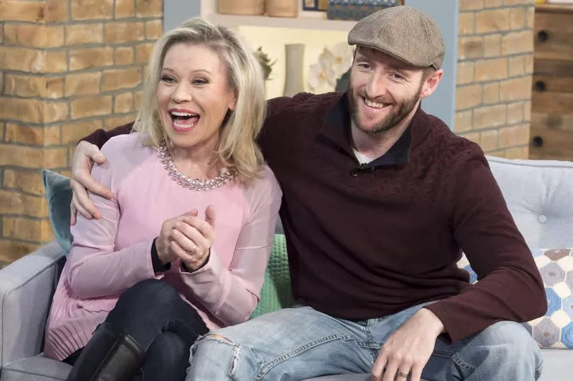 Tina Malone with husband Paul Chase