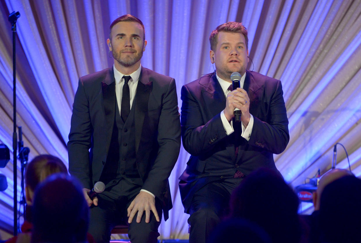 Gary Barlow and James Corden have teamed up for a new track. (Photo by Charley Gallay/Getty Images for TWC)