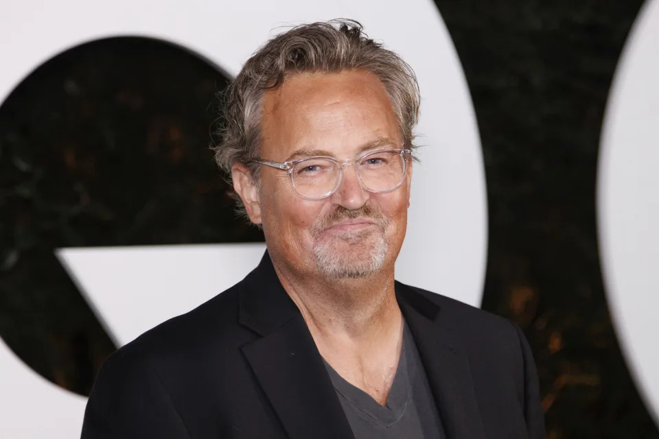 FILE - Matthew Perry appears at the GQ Men of the Year Party in West Hollywood, Calif., on Nov. 17, 2022. (Photo by Willy Sanjuan/Invision/AP, File)