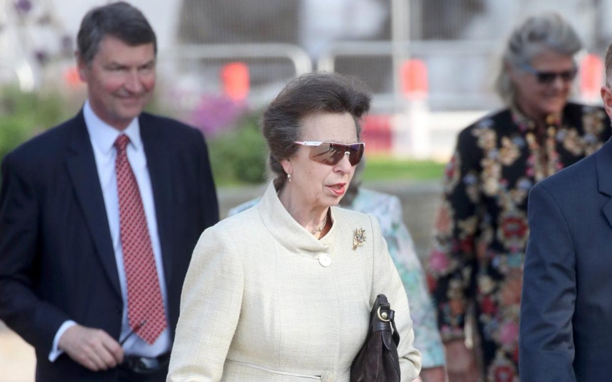 Princess Anne at the Chelsea Flower Show in 2018 - Getty