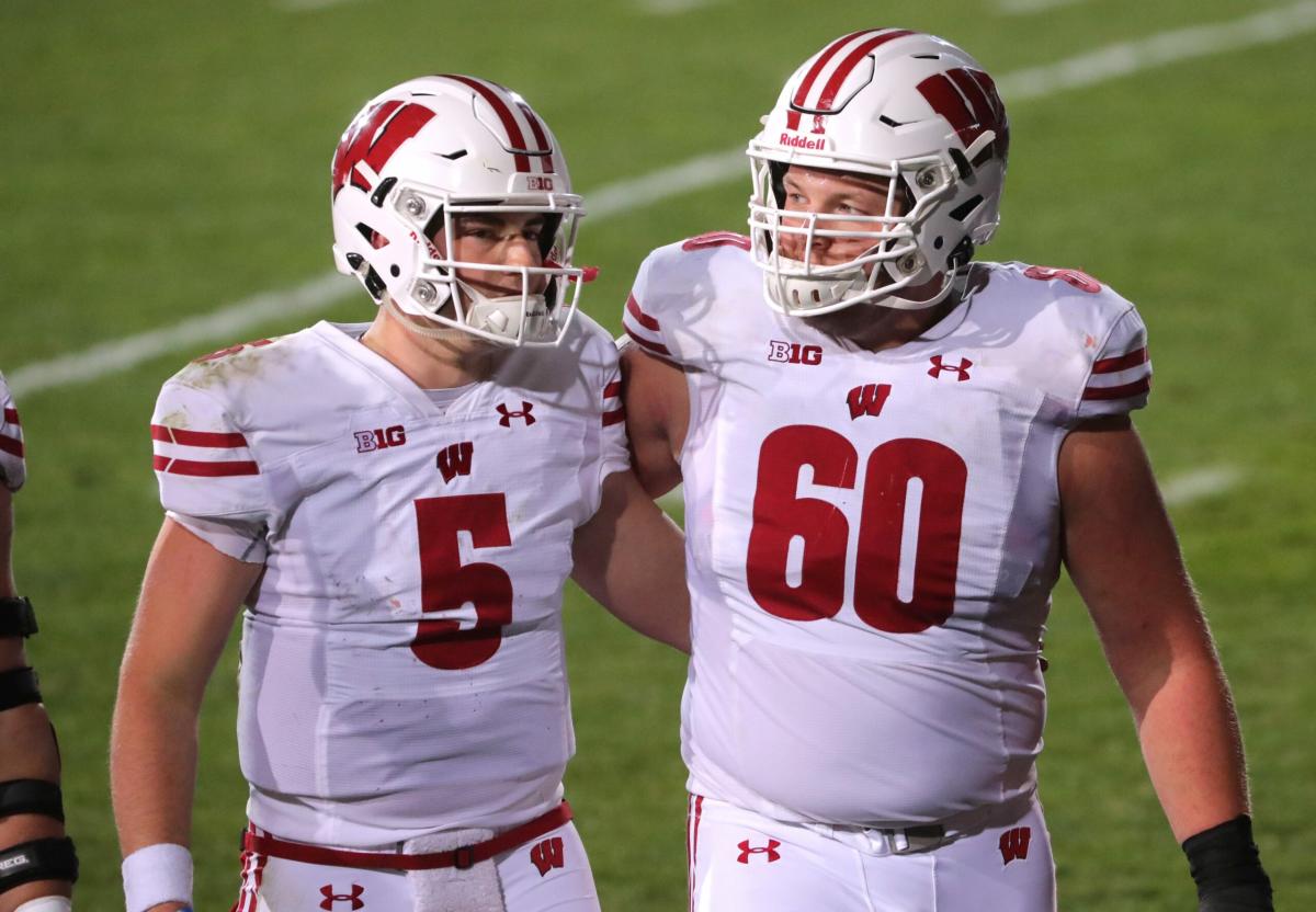 Wisconsin OL Logan Bruss becomes first Los Angeles Rams selection in 2022  NFL draft