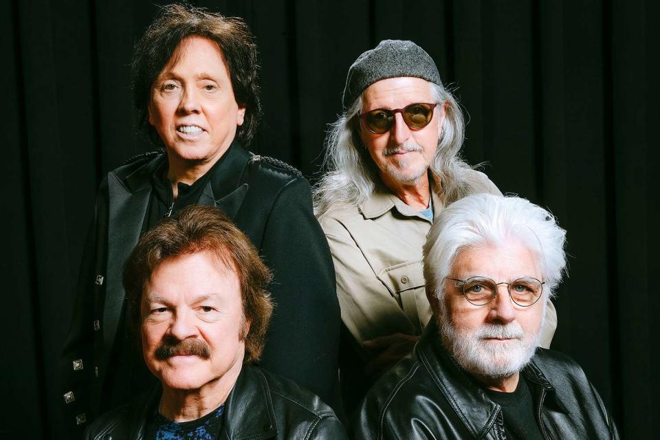 <p>Mel Melcon/Los Angeles Times via Contour RA by Getty</p> Doobie Brothers from left John McFee, Patrick Simmons, Michael McDonald and Tom Johnston