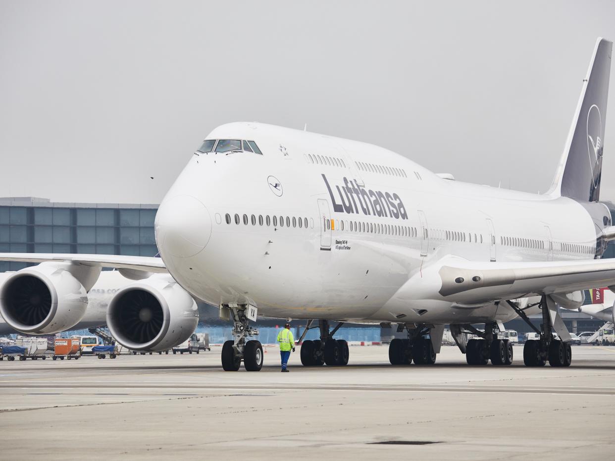 Giant losses: the German national airline lost £13m per day during 2020 (Lufthansa)