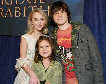 AnnaSophia Robb , Bailee Madison and Josh Hutcherson at the Hollywood premiere of Walt Disney Pictures' Bridge to Terabithia