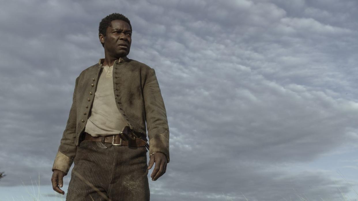 david oyelowo as bass reeves in lawmen bass reeves, episode 1, season 1, streaming on paramount, 2023 photo credit emerson millerparamount