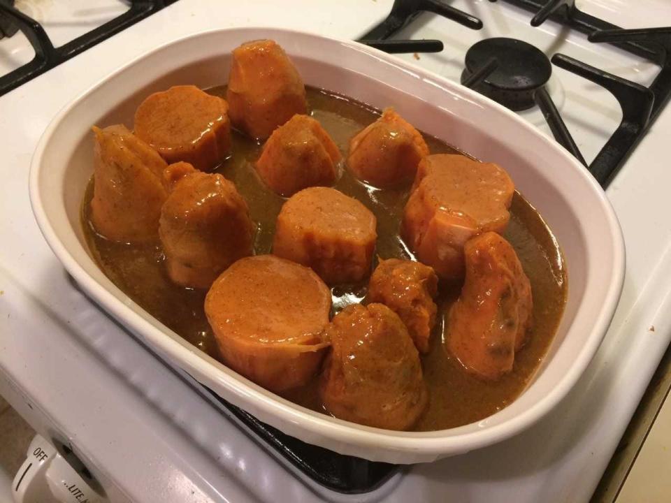 Marsha Stoltz has a sweet and satisfying recipe for sugar-glazed sweet potatoes.