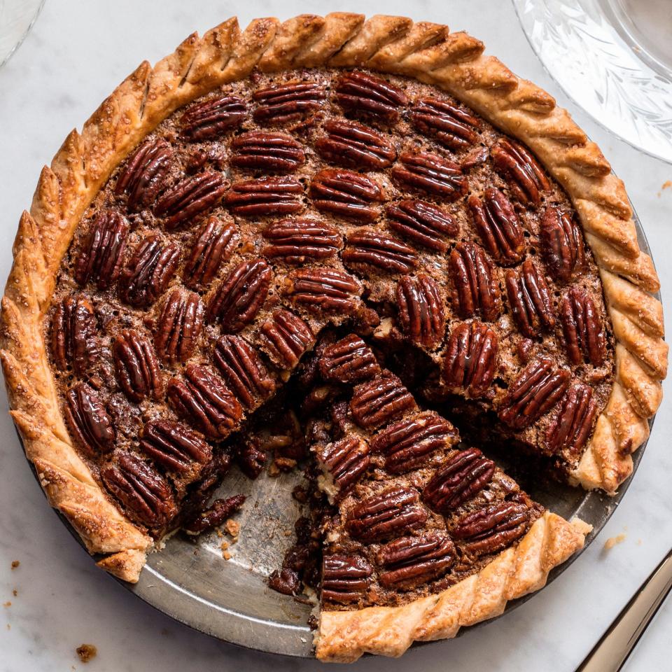 Brown-Butter Pecan Pie with Rum and Espresso