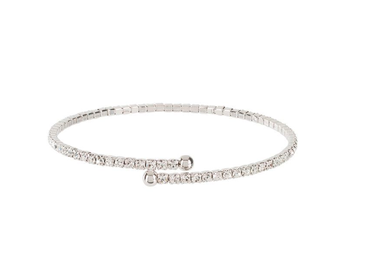 Slim crystal bracelet