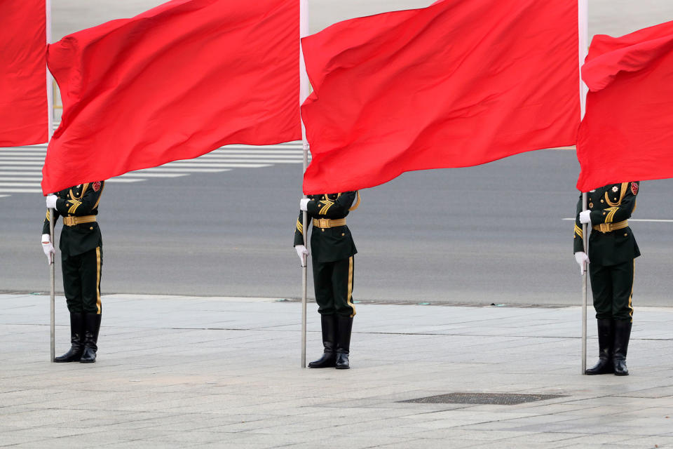 Red flags in Beijing