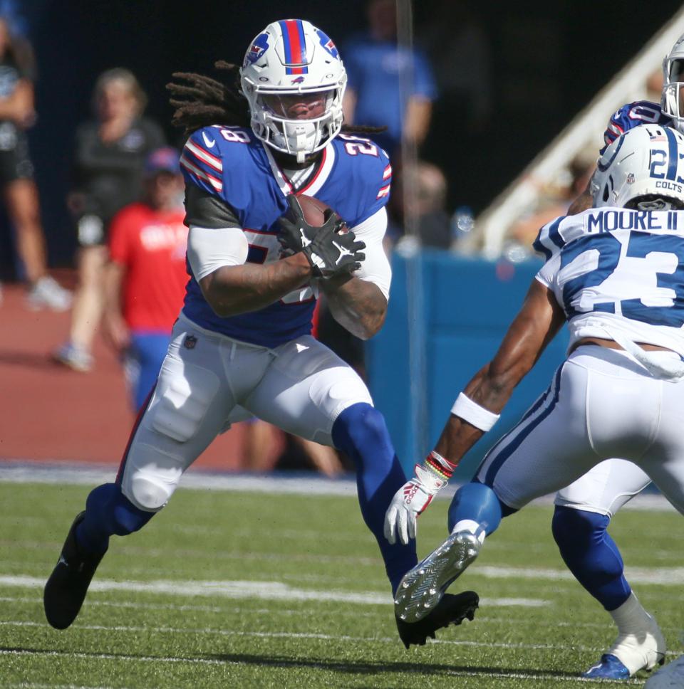 James Cook had a quiet debut in the Bills' 27-24 preseason-opening victory over the Colts.