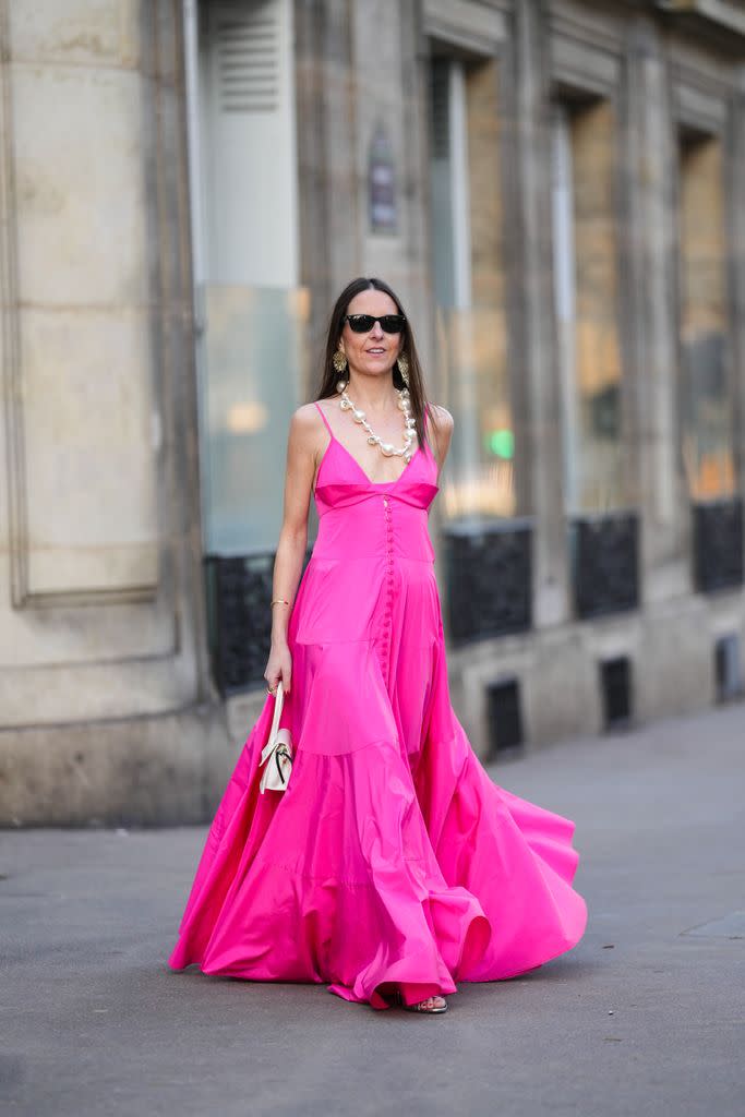 Vestido fucsia