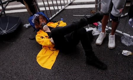 Demonstration against a proposed extradition bill in Hong Kong