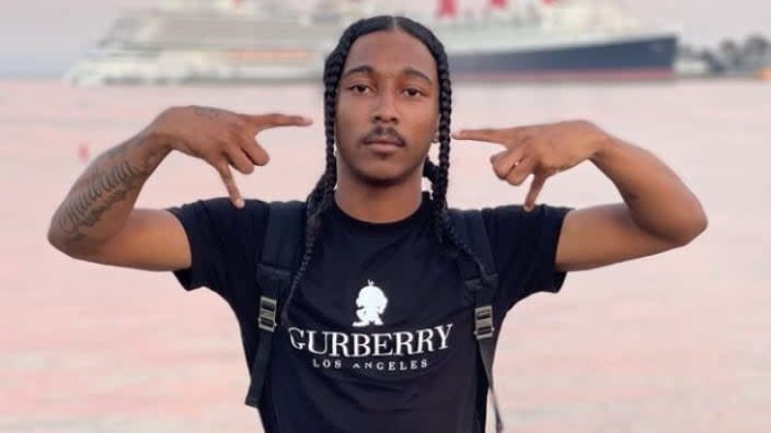 Zerail “Indian Red Boy” Rivera, a rapper in the Los Angeles area, was talking with a friend on Instagram Live Thursday when he was ambushed in front of viewers, his murder broadcast over the social media network. (Instagram)