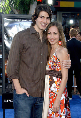 Brandon Routh and Courtney Ford at the Los Angeles premiere of DreamWorks/Paramount Pictures' Transformers