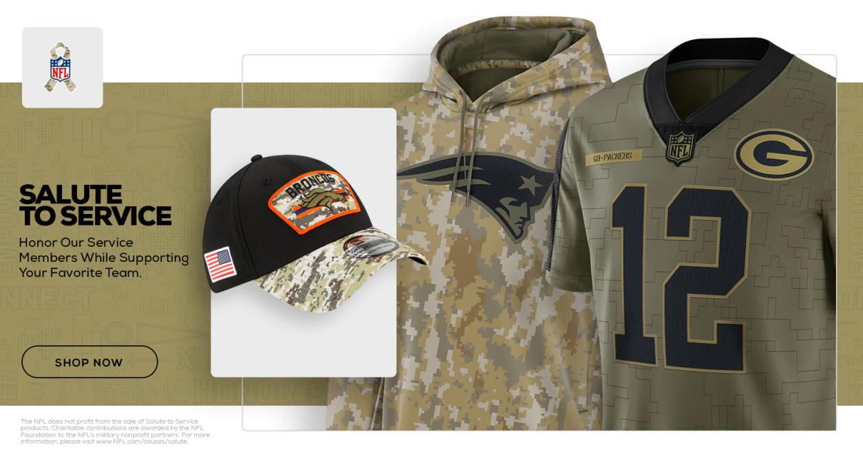 New Cleveland Browns Salute To Service gear honors military service,  available now 