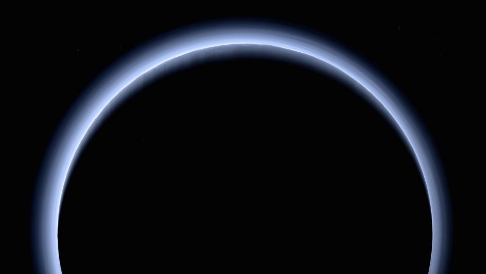 The photo was taken as the New Horizons spacecraft passed 120,000 miles from Pluto: NASA/Johns Hopkins University Applied Physics Laboratory/Southwest Research Institute