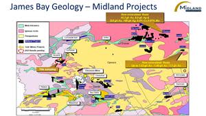 James Bay Geology - Midland Projects