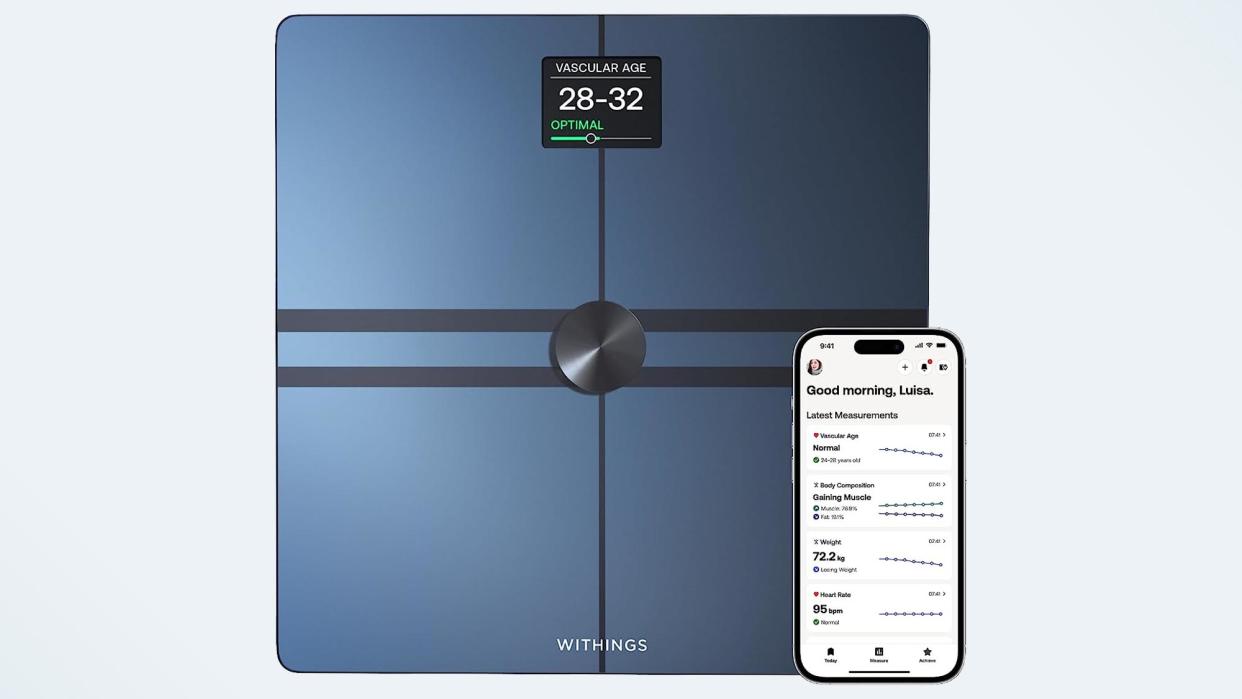  a photo of the Withings Body Comp smart scale 