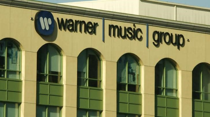 FILE PHOTO: The headquarters of Warner Music Group is pictured in Burbank