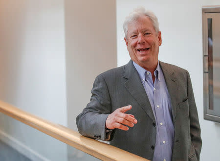 U.S. economist Richard Thaler, of the University of Chicago Booth School of Business in Chicago. REUTERS/Kamil Krzaczynski