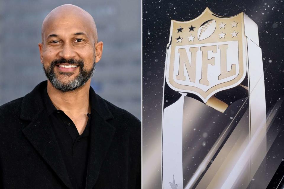 <p>Jeff Spicer/Getty; Ben Liebenberg via AP</p> Keegan-Michael Key to Host NFL Honors Awards