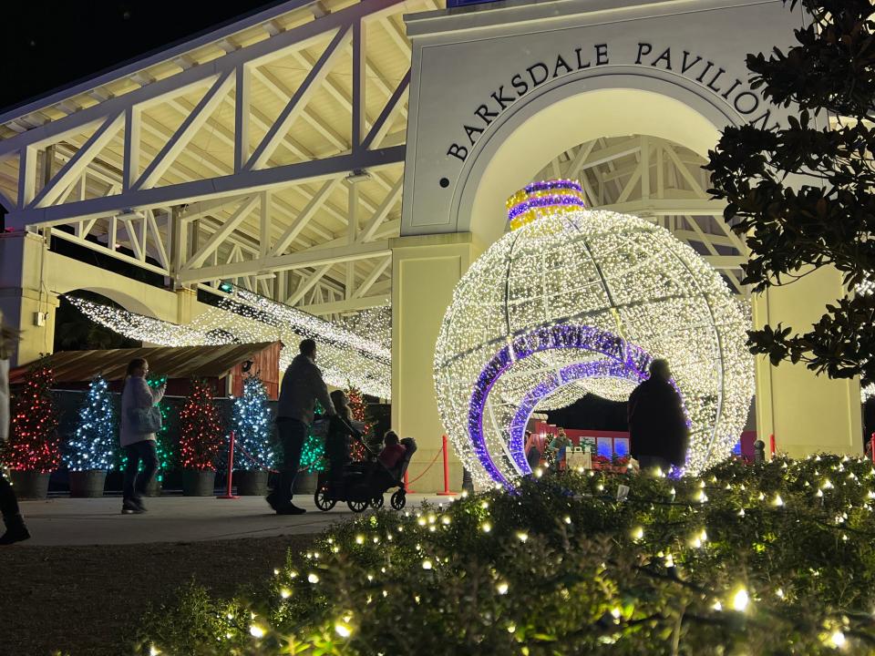 The Gulfport Harbor Lights Winter Festival, now in its ninth year, attracted more than 200,000 visitors in the past two years. The elaborate holiday festival adds new features each year.