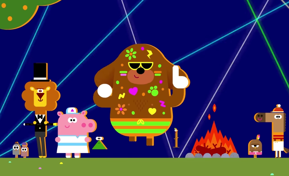 Hey Duggee’s “rave nostalgia” has struck a chord with parents and toddlers across the UK. (BBC)