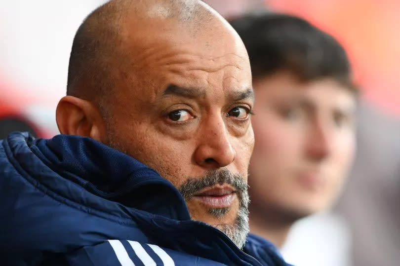 Nottingham Forest head coach Nuno Espirito Santo