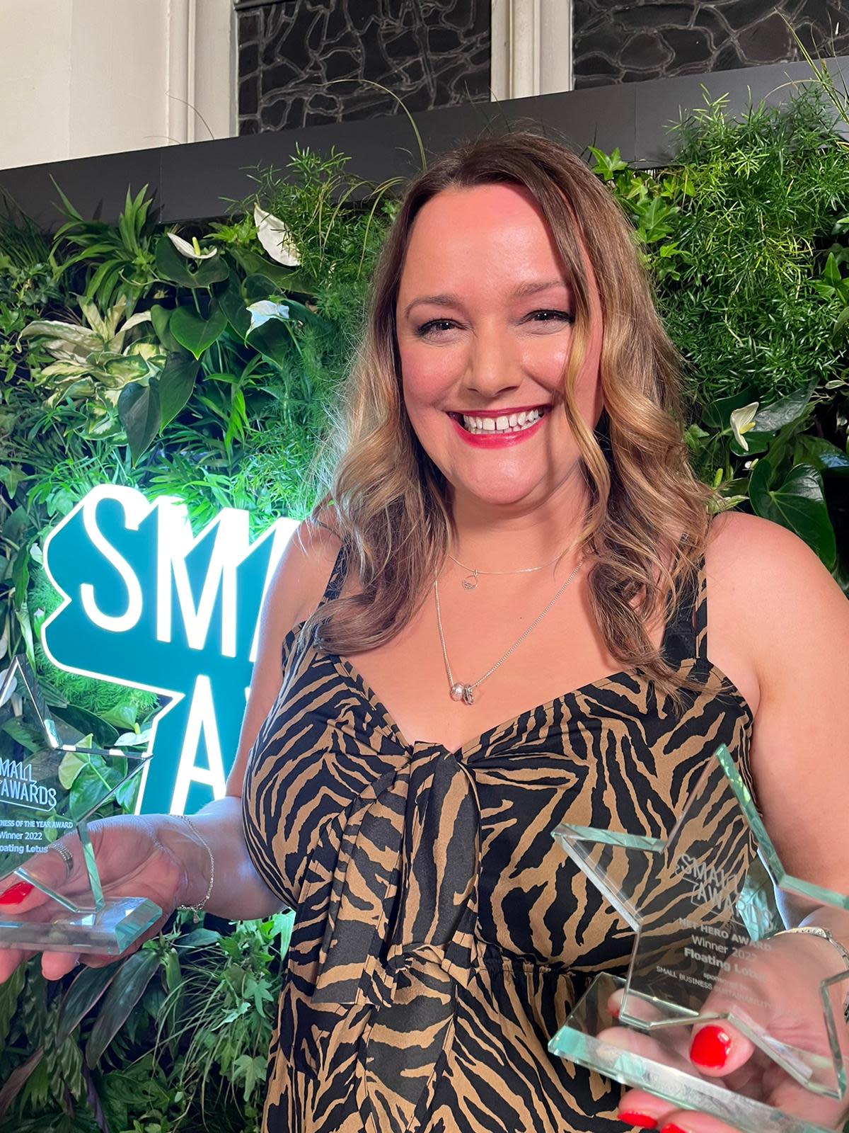 Gemm Deane was crowned Small Business of the Year at the Small Awards for her reusable period pad business