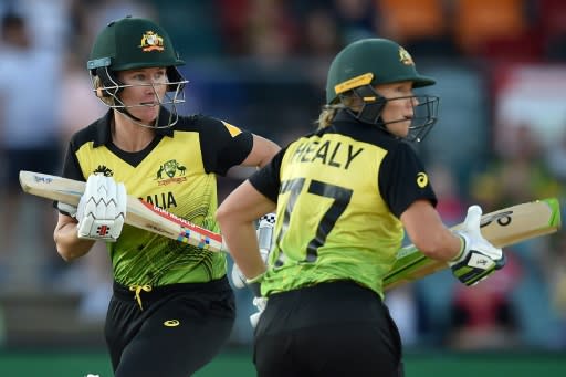 Australia's Alyssa Healy and Beth Mooney shared a 151-run stand against Bangladesh