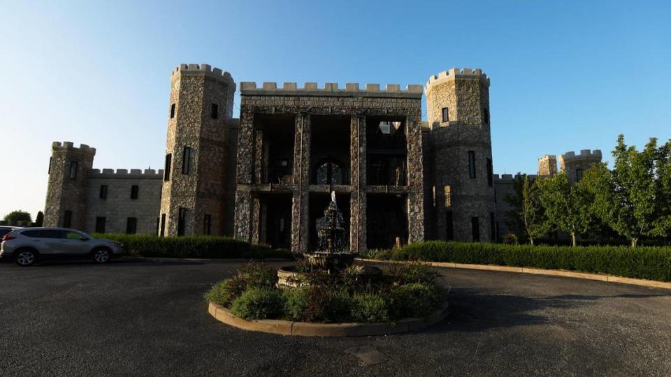 Make a Wish hosted a ball for Michele, a 17-year-old Winchester girl with a nervous system disorder, rat the Kentucky Castle in Versailles August 12, 2021, with family and friends in attendance.