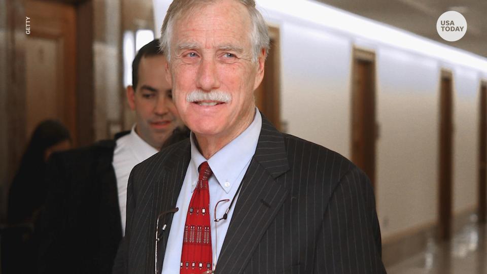 Sen. Angus King, I-Maine, was among a small group who negotiated the pared down Freedom to Vote Act.