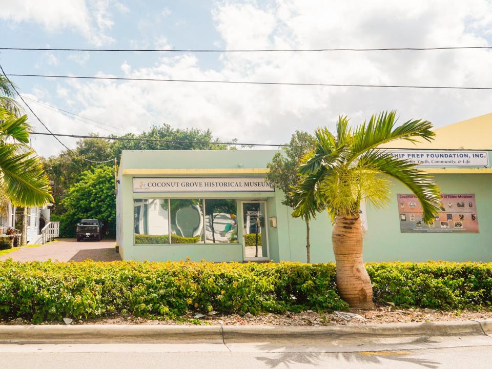 A museum store front in Coconut Grove