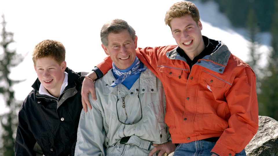 Prince Harry skiing in Klosters