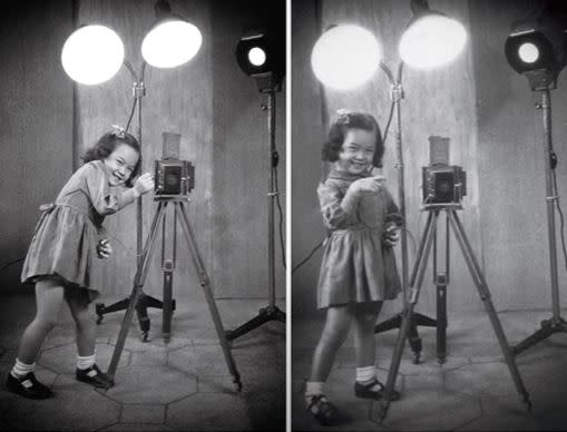 李火增78年前拍下愛女李瓊的一顰一笑瞬間。（圖／王佐榮、夏門攝影、蒼壁出版提供）
