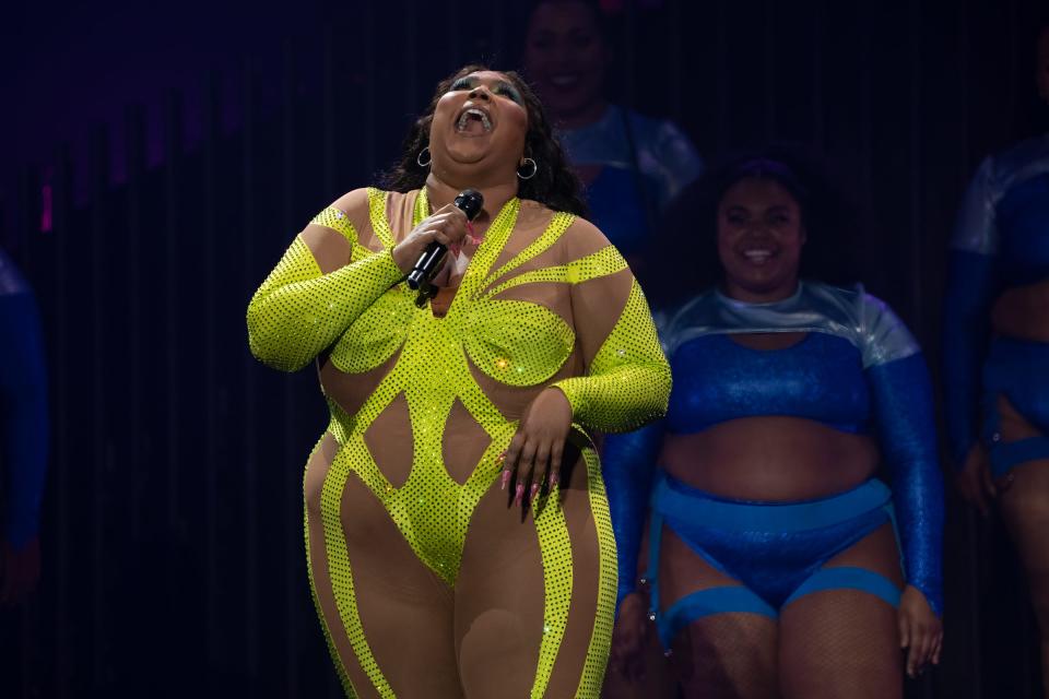 During her Austin show on Oct. 25, Lizzo sang hits like "About Damn Time" and "Good As Hell."