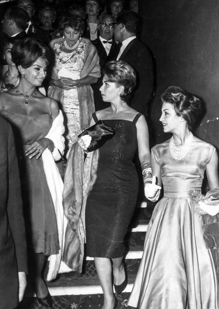 Didi, en Cannes, en 1961, se encuentra con figuras de la talla de Sophia Loren