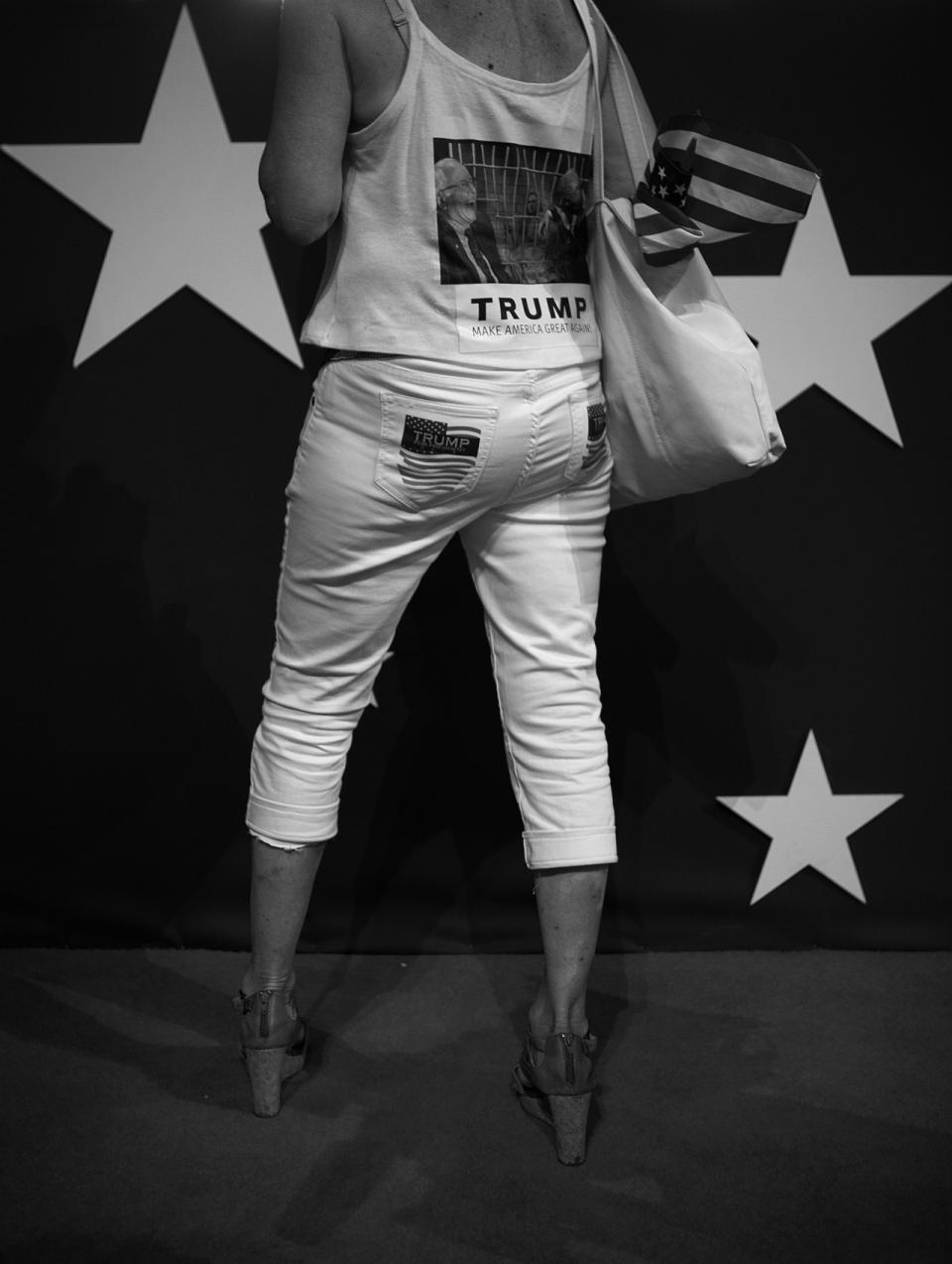 <p>Trump supporter at the Republican National Convention Thursday, July 21, 2016, in Cleveland, OH. (Photo: Khue Bui for Yahoo News)</p>