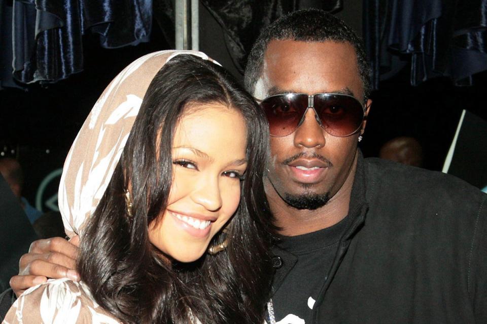 Diddy with Cassie in 2006 (Alamy)