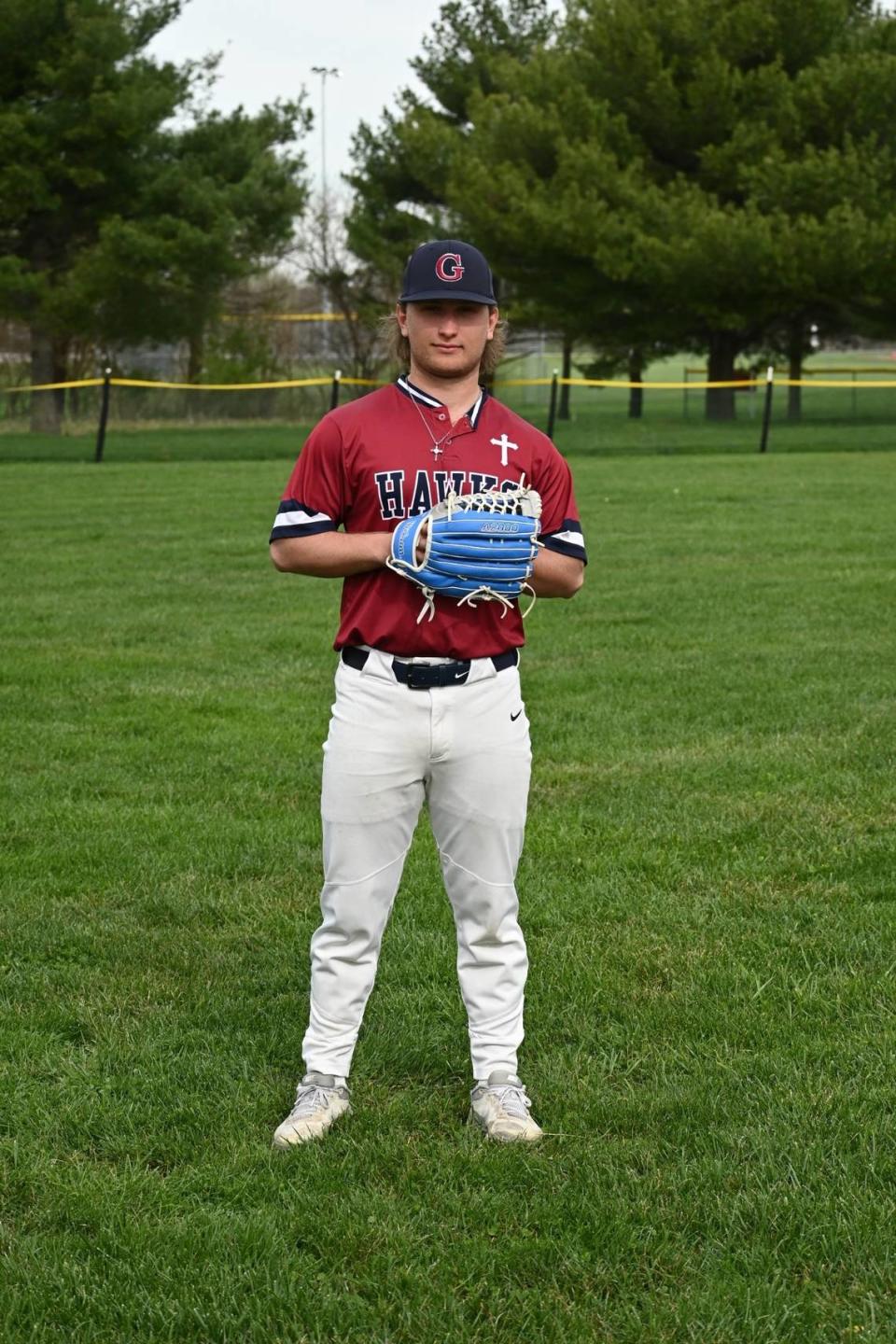 Daniel Darin of Gibault Catholic High School is the winner of this week’s Belleville News-Democrat Baseball Player of the Week high school poll, as selected by readers of bnd.com.​ Provided