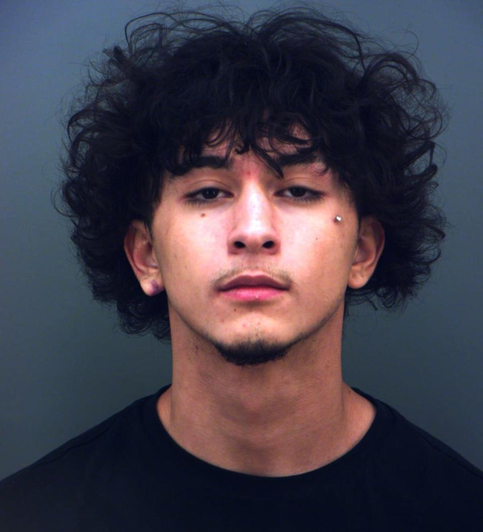 Aldo David Flores was arrested on a murder charge in connection with the shooting death of Bryan Castillo, 21, in the parking lot of the Vista Village Apartments, 10535 Montwood Drive in East El Paso on May 14.