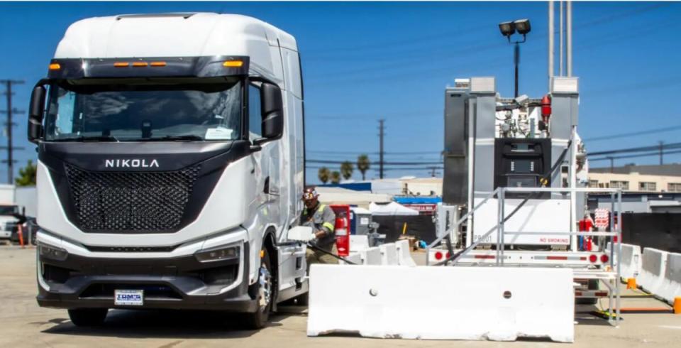 Voltera in May 2023 committed to invest up to $1 billion to finance hydrogen fueling outlets for Nikola. (Photo: Nikola)