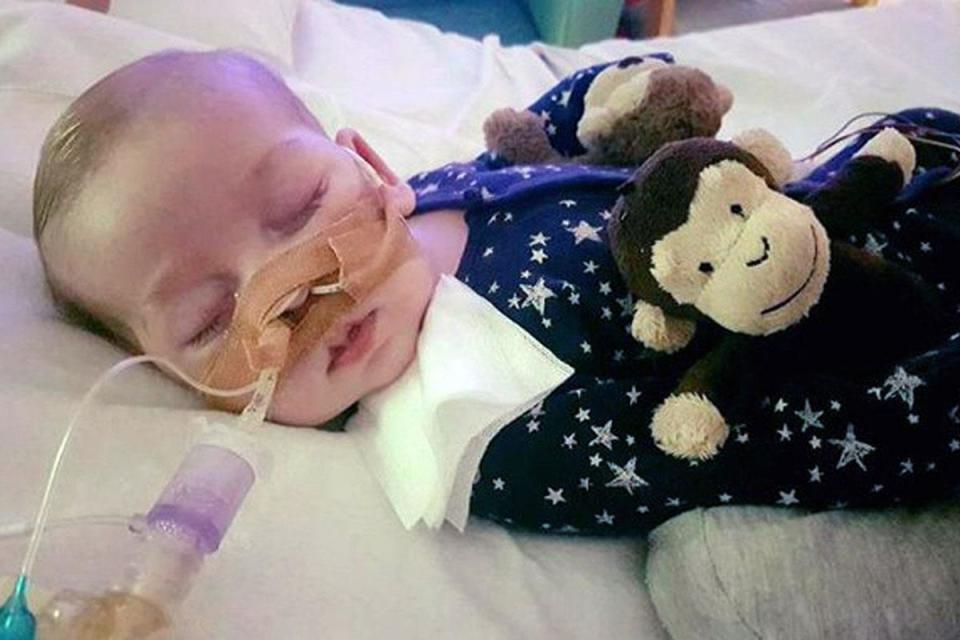 Charlie Gard’s parents fought an unsuccessful battle to take him to the US for treatment (PA)